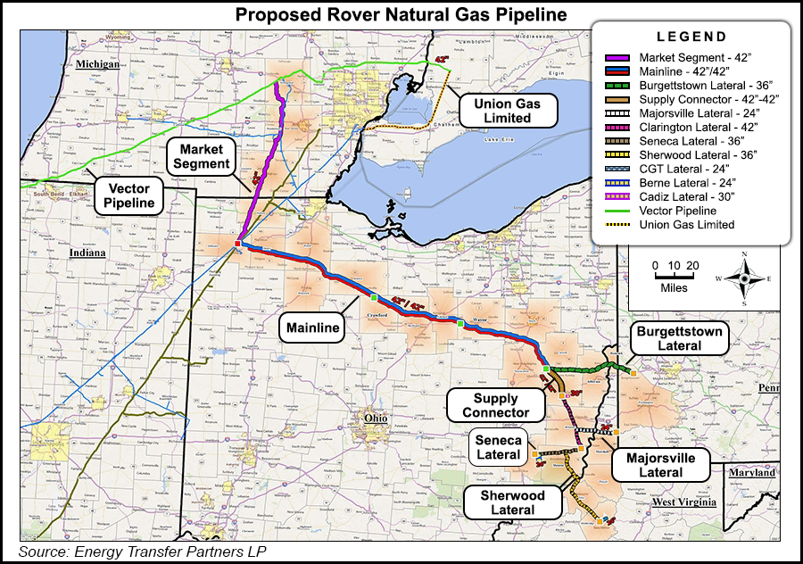 900x632 Rover Pipe Asks Ferc For Ok To Open New Segments In Oh, Mi