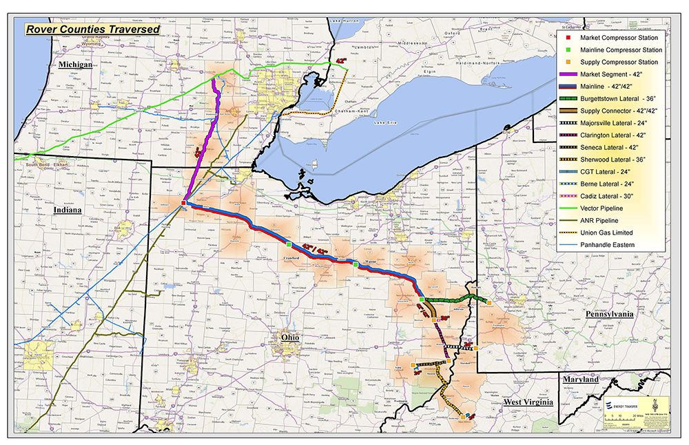 1000x647 Ferc Oks Rover Pipeline Project