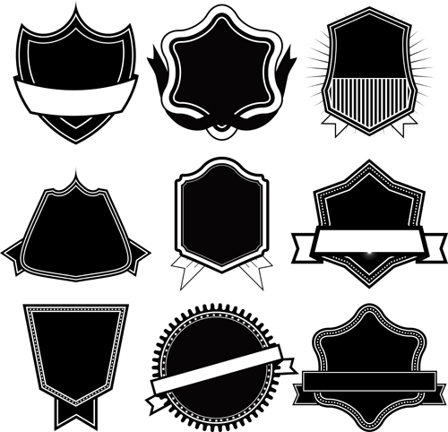 500x482 Ribbon With Labels Blank Template Vector Free Download