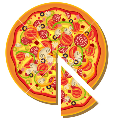 380x400 Pizza Clip Art Vector Images