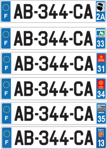 Plaques Immatriculation France Logo Vector 215x300 Plaques Immatriculation France Logo Vector