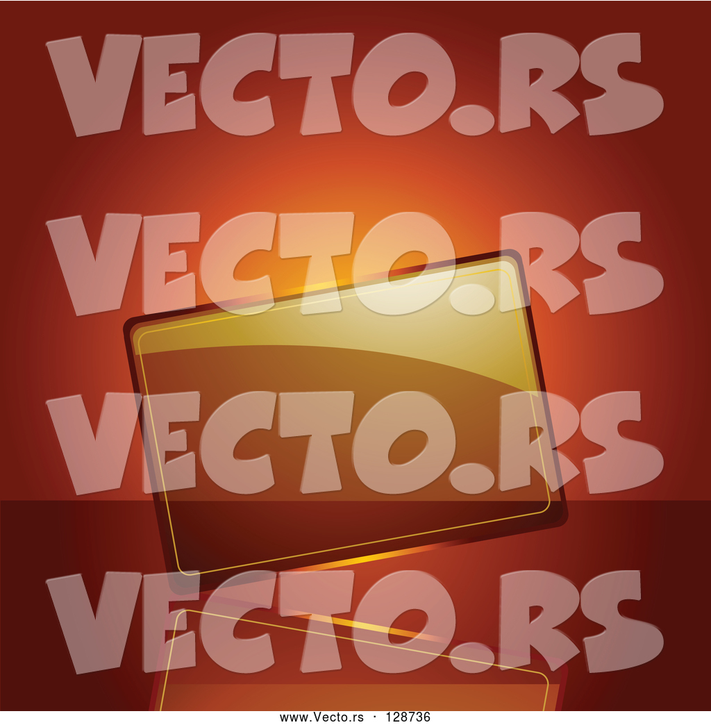 Vector Of Blank Transparent Glass Plaque On An Orange Background 1024x1044 Vector Of Blank Transparent Glass Plaque On An Orange Background