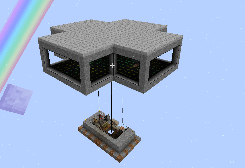 854x587 Server Friendly Mob Farm, Creation