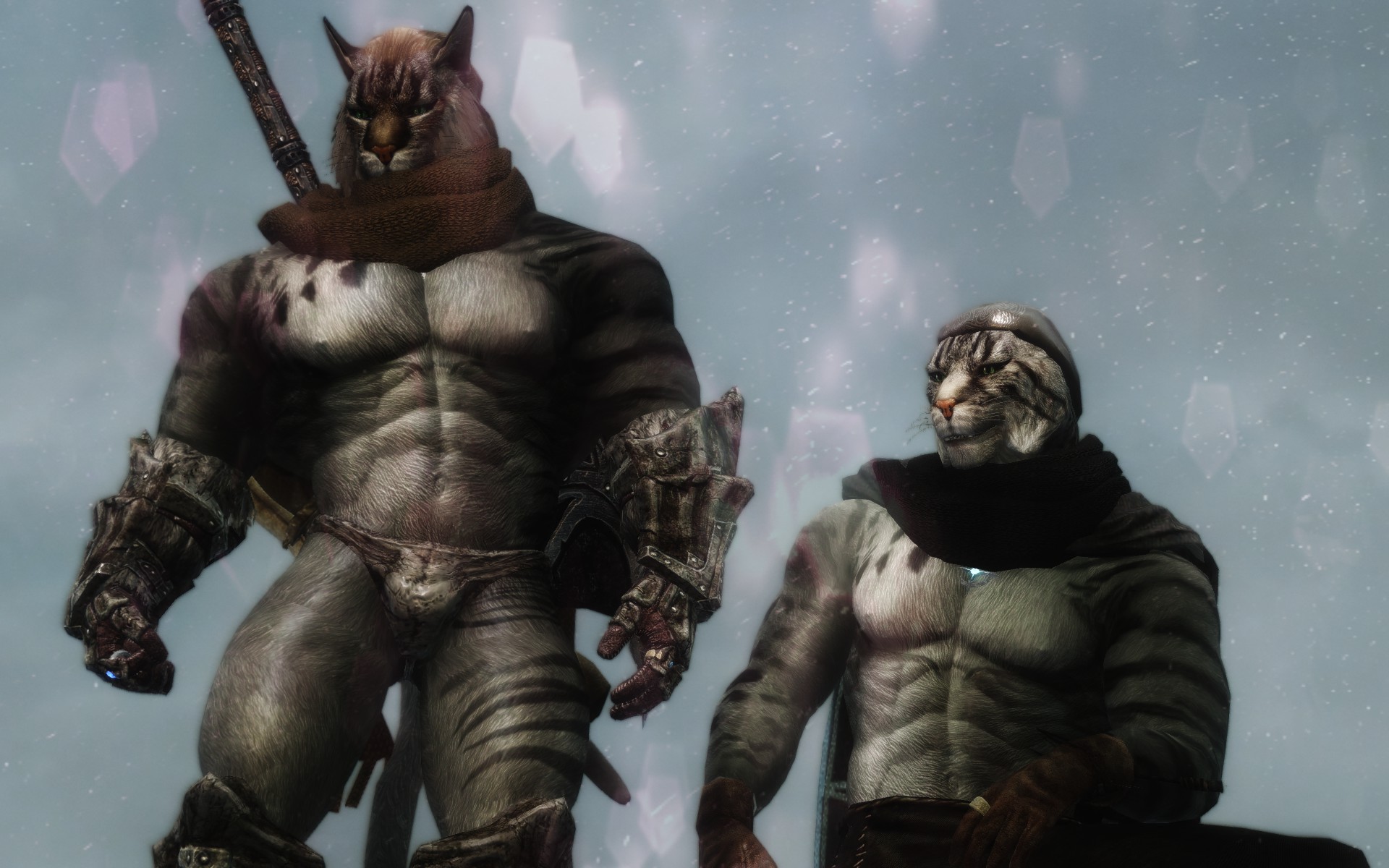 1920x1200 Muscular Khajiit Textures And Skeleton