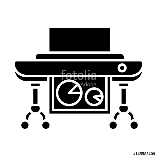Plotter Vector Image To Be Used In Web Applications, Mobile 500x500 Plotter Vector Image To Be Used In Web Applications, Mobile