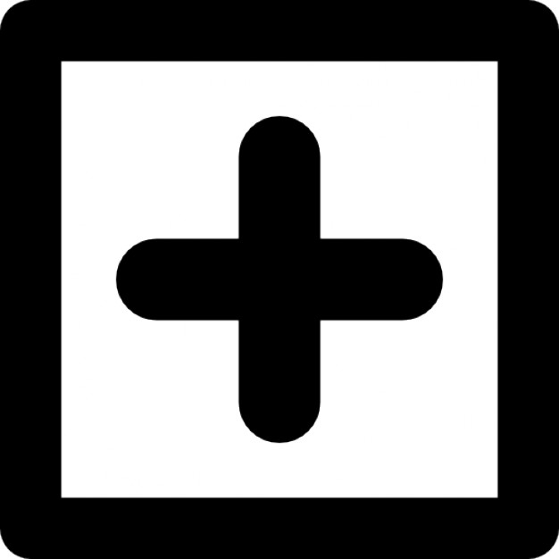 626x626 Black Plus Icon