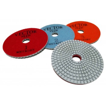 350x350 Vector Plus Step Wet Polishing Pads