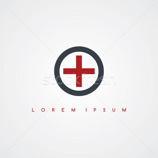 600x600 Plus Icon Sign Logotype Vector Illustration