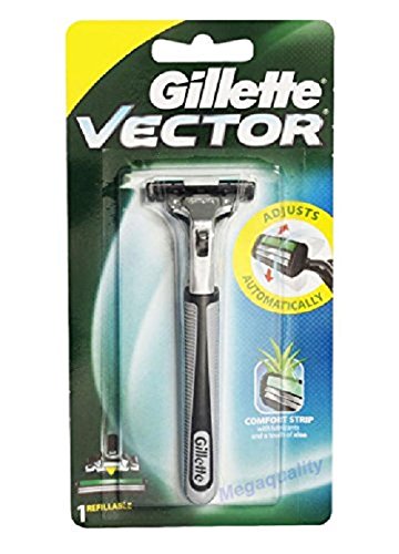 360x500 Gillette Vector Plus Manual Shaving Razor Health
