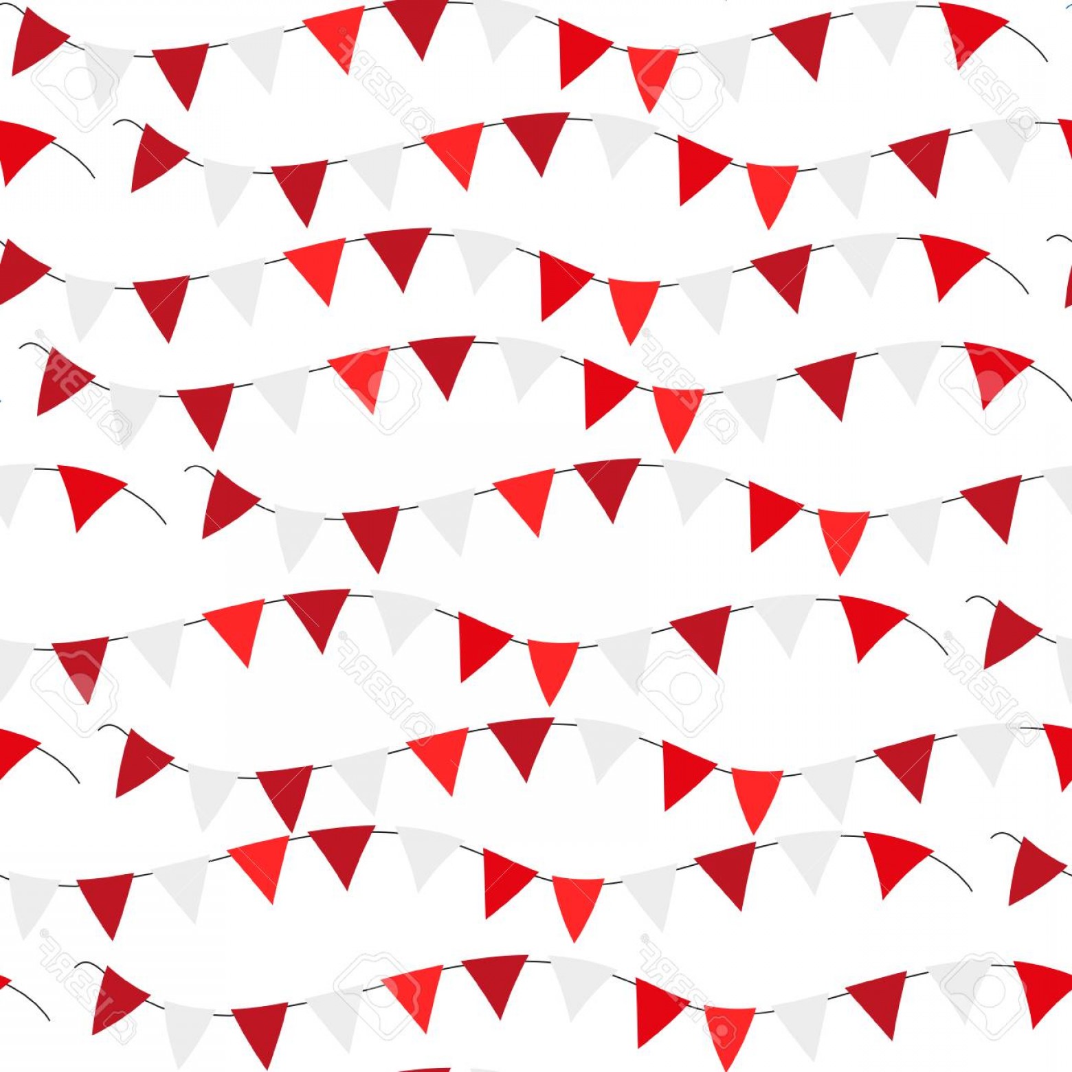 1560x1560 Photostock Vector Poland Independence Day Seamless Pattern Red