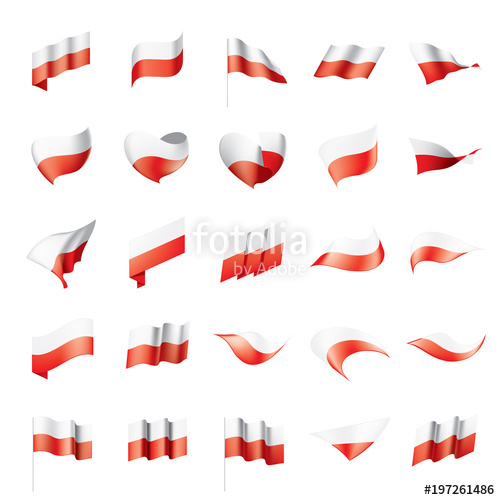 500x500 Poland Flag, Vector Illustration Stock Image And Royalty Free