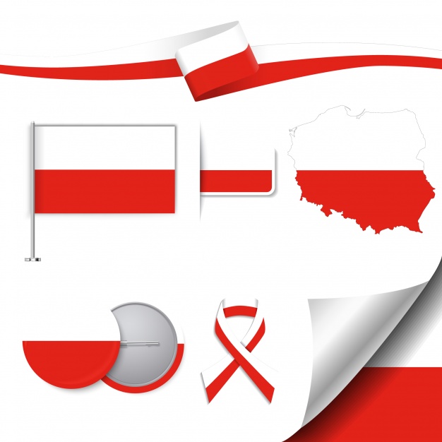 626x626 Poland Representative Elements Collection Vector Free Download