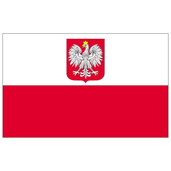 660x660 Poland Vector Flag