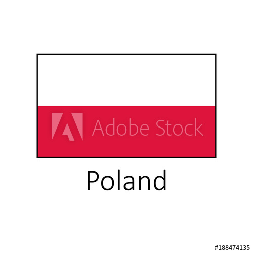 500x500 Flag Of Poland With Name Icon Official Colors And Proportion