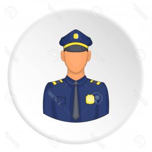 300x300 Police Officer Angry Emoji Isolated Policeman Vector Cultracing