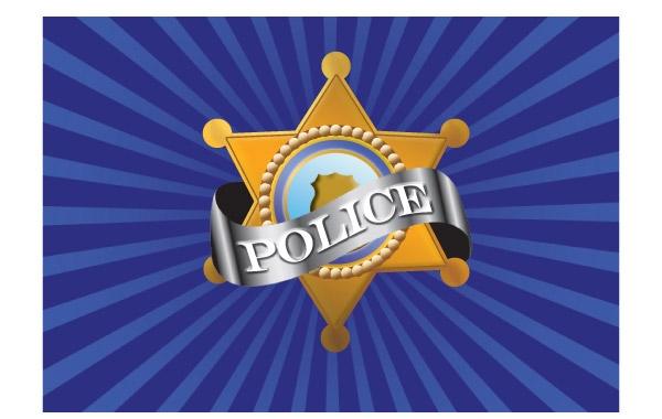 600x380 Vector Police Badge