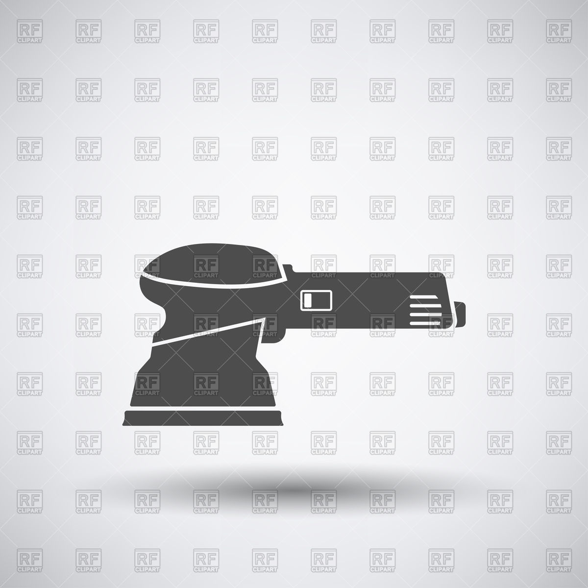 1200x1200 Rubbing Machine Hand Tool Icon Vector Image Of Industrial Tools