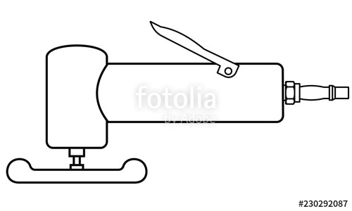 500x300 Air Tool, Right Angle Polisher Stock Image And Royalty Free
