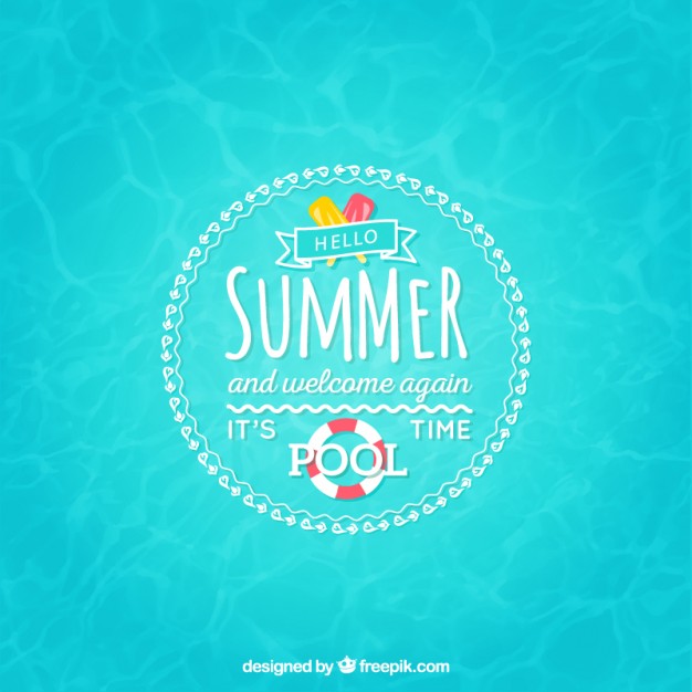 626x626 Pool Time Background Vector Free Download