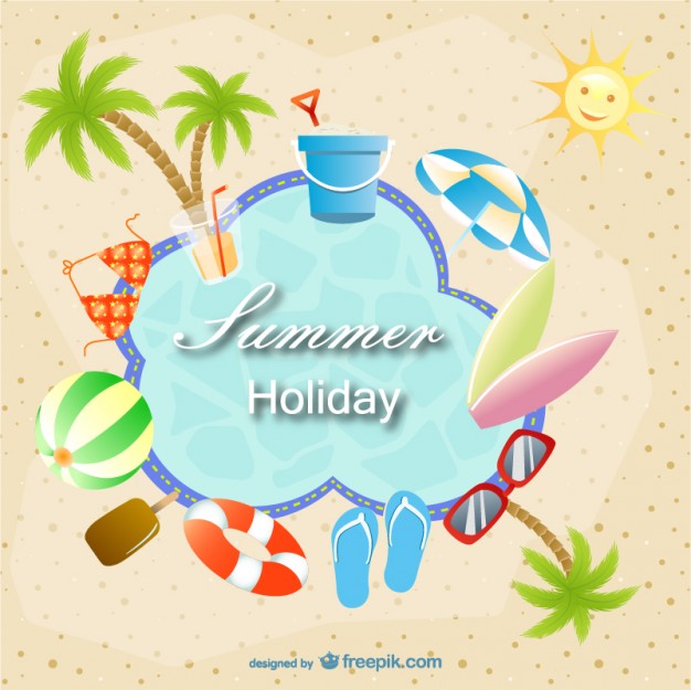 626x625 Summer Swimming Pool Background Free Vector