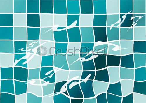 500x354 Vector Swimming Pool Background, Stock Vector Crushpixel