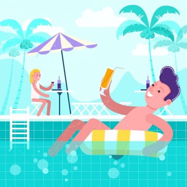 368x368 Vector Pool Free Vector Download
