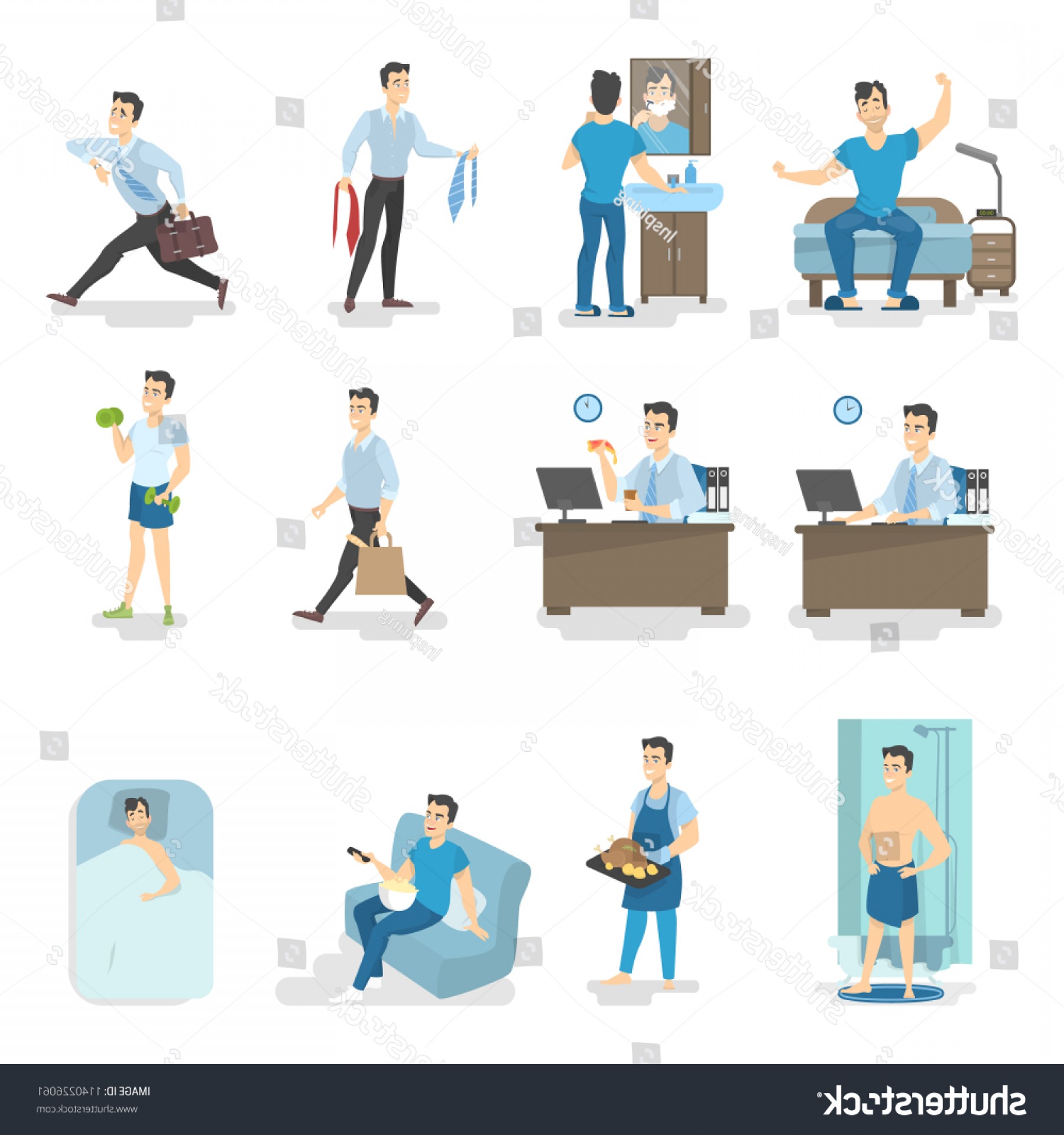 1800x1920 Man Daily Routine Waking Up Having Soidergi