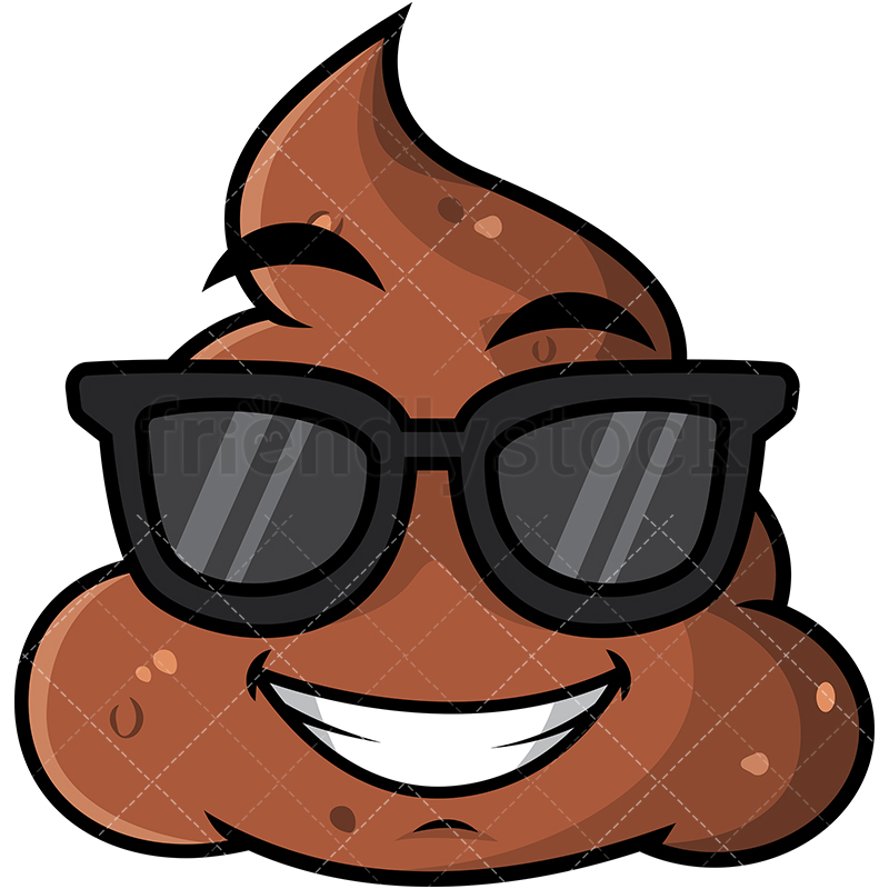 Cool Poop Wearing Sunglasses Emoji Cartoon Vector Clipart 800x800 Cool Poop Wearing Sunglasses Emoji Cartoon Vector Clipart