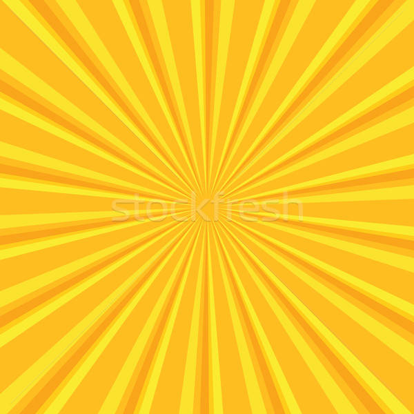 600x600 Yellow Colored Back Pop Art Style Background Vector Illustration