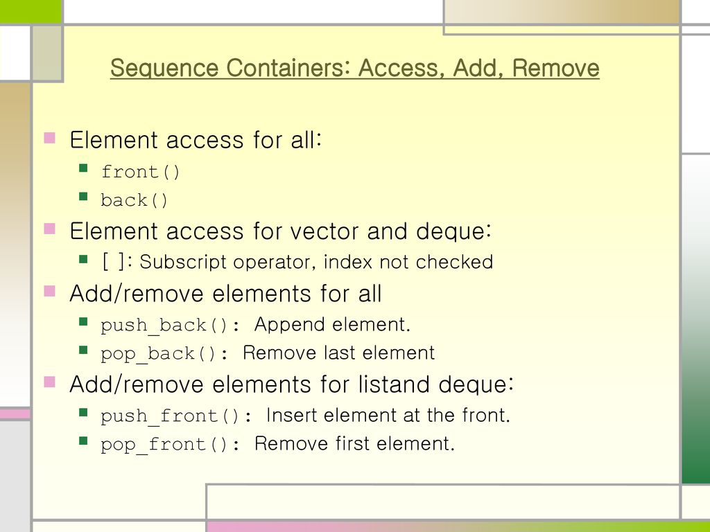 1024x768 Lecture Intro To Stl