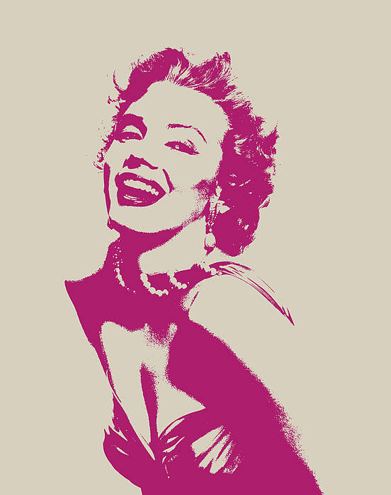 552x700 Marilyn Monroe Vector Pop Art Portrait Spiral Notebook For Sale