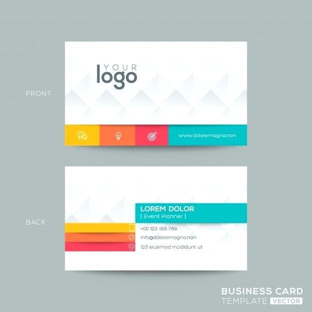626x626 Polygonal Business Card With Effect Free Vector Templates Pop
