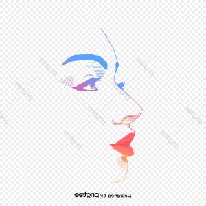 300x300 Pop Art Young Woman Face Cartoon In Front Of Camera Vector