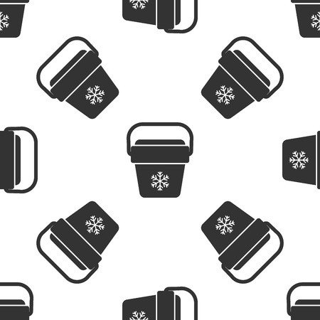 450x450 Grey Cooler Bag Icon Isolated Seamless Pattern On White Background