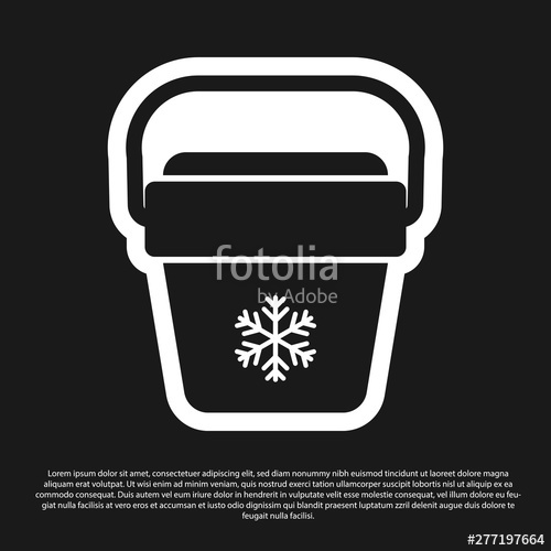 500x500 Black Cooler Bag Icon Isolated On Black Background Portable