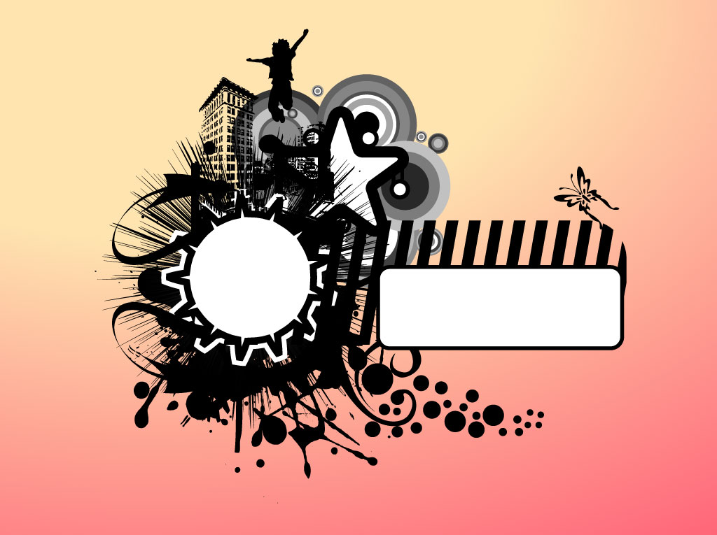 1024x765 Urban Design Elements Vector Art Graphics