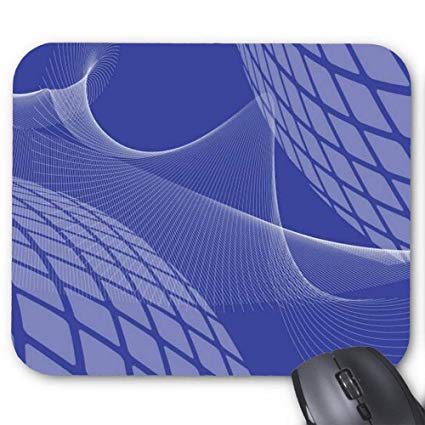 425x425 Vector Portal Abstract Geometry Mouse Pad