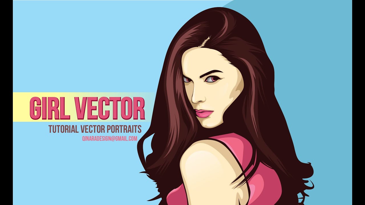 illustrator portrait vector free download