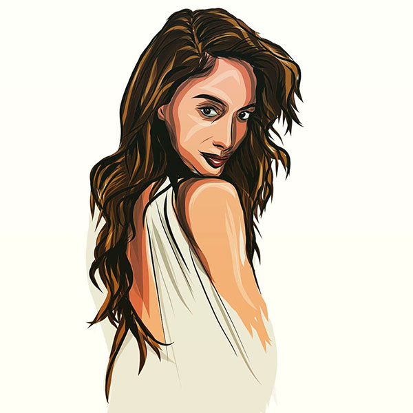 600x600 Vector Portraits On Wacom Gallery