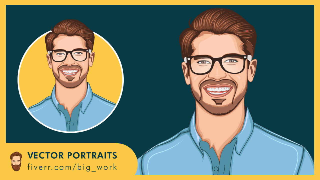 1280x720 Graphic Design Tutorials Cartoon Portrait Drawing From Photo