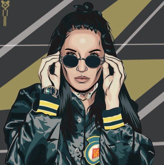 557x558 Vector Portrait Of Bishop Briggs