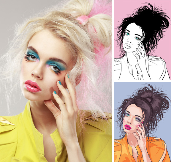 600x568 Vector Portraits For Beginners A Free Tuts Course