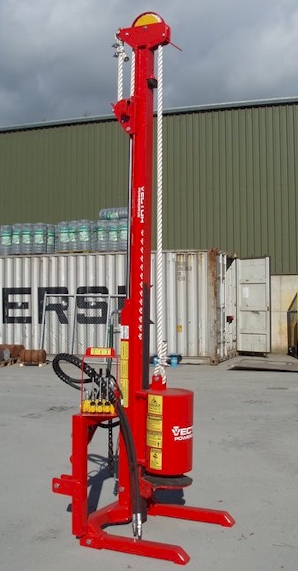 298x571 Model Fence Post Driver Vector Powerdrive