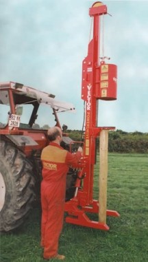 216x381 Model Fence Post Driver Vector Powerdrive