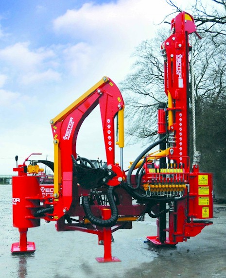 465x572 Model Contractor's Fence Post Driver Vector Powerdrive