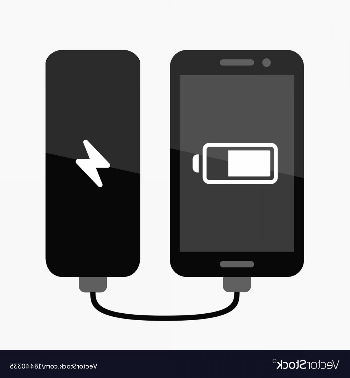 1200x1296 Phone Power Bank Charging Vector Soidergi