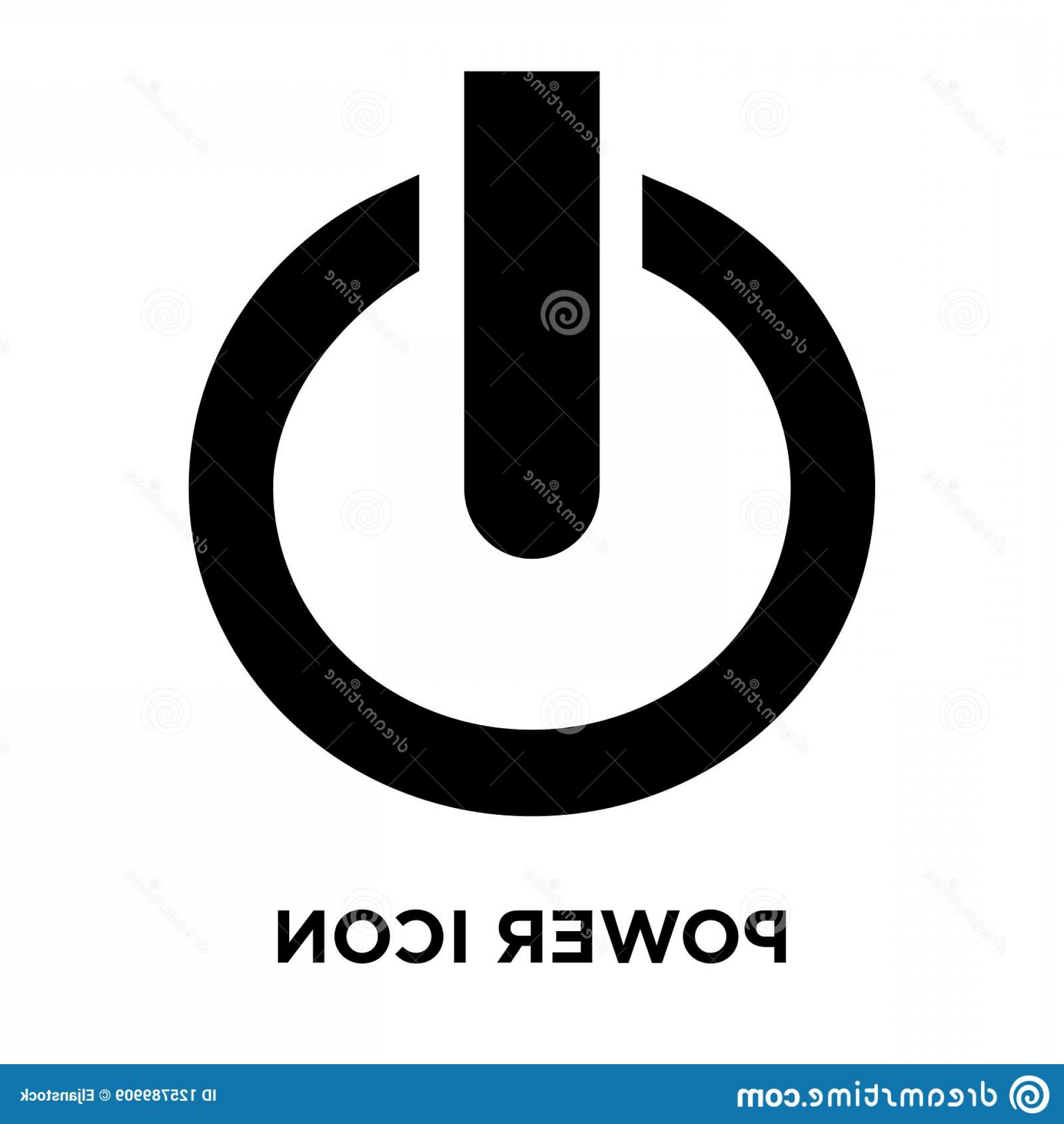 1920x2028 Power Icon Vector Isolated White Background Logo Concept Power
