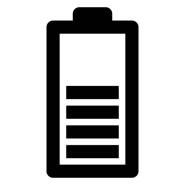 640x640 Battery Phone Power Icon Vectors, Battery, Vector, Phone Png