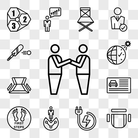 450x450 Set Of Transparent Icons Such As Brotherhood, Chair Top View