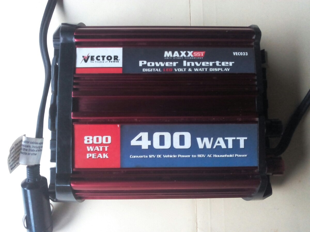 1200x900 Power Inverter Vector Maxx Corriente D Carro A Wat